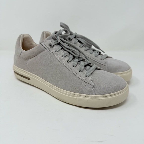 New Birkenstock Bend Sneaker Stone Coin Suede Sz 38 - Picture 3 of 13